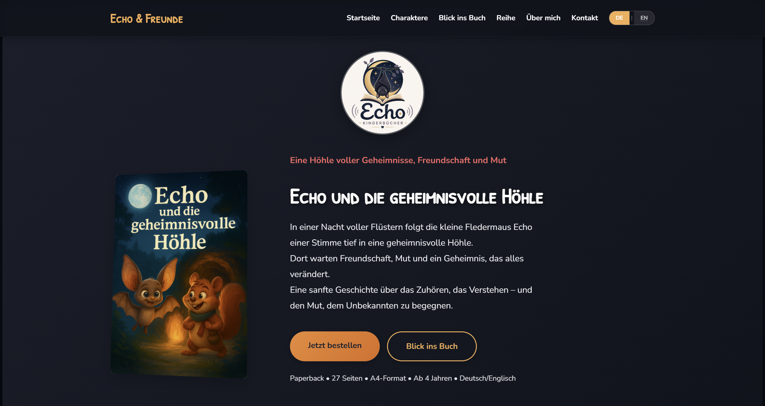 Echo-Stories Website